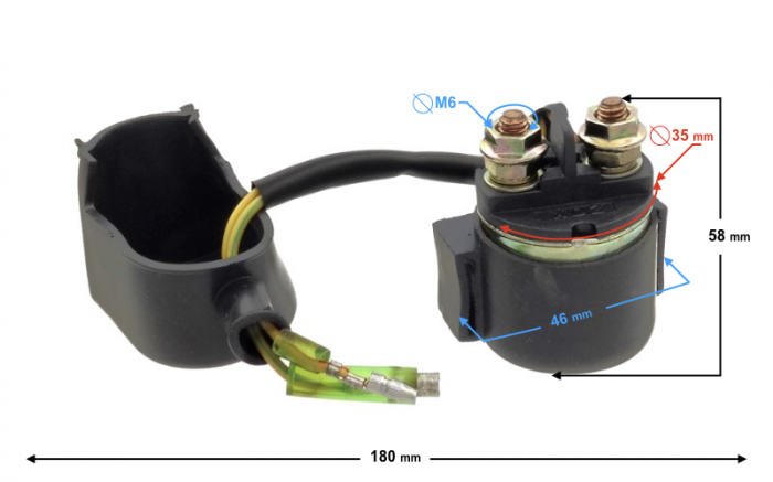 Releu pornire Barton Sprint 1, 4T, moped [2]