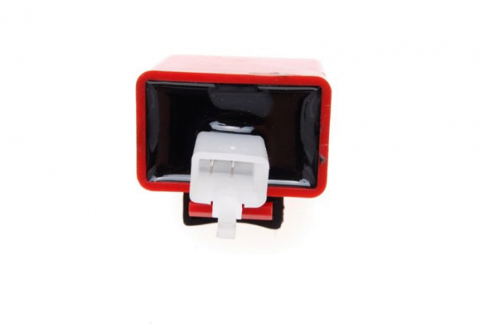Releu semnalizare 2 pini 12V 2X10W+3,4W, culoare rosu [3]