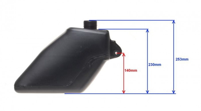 Rezervor combustibil plastic, SHINERAY ATV 150 [3]