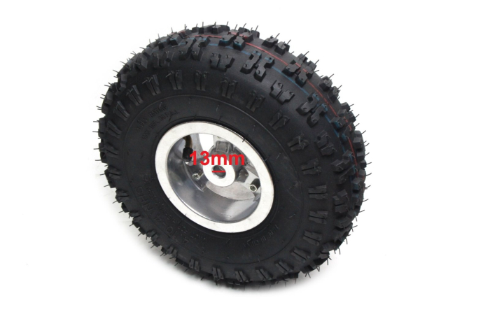Roata completa spate cu anvelopa Pocket ATV 4", 4.10x4 [2]