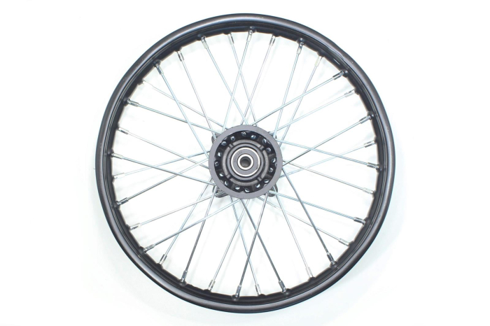 Roata completa cross 110-125cc, dimensiuni 1.4x14", butuc model nou, culoare negru [3]