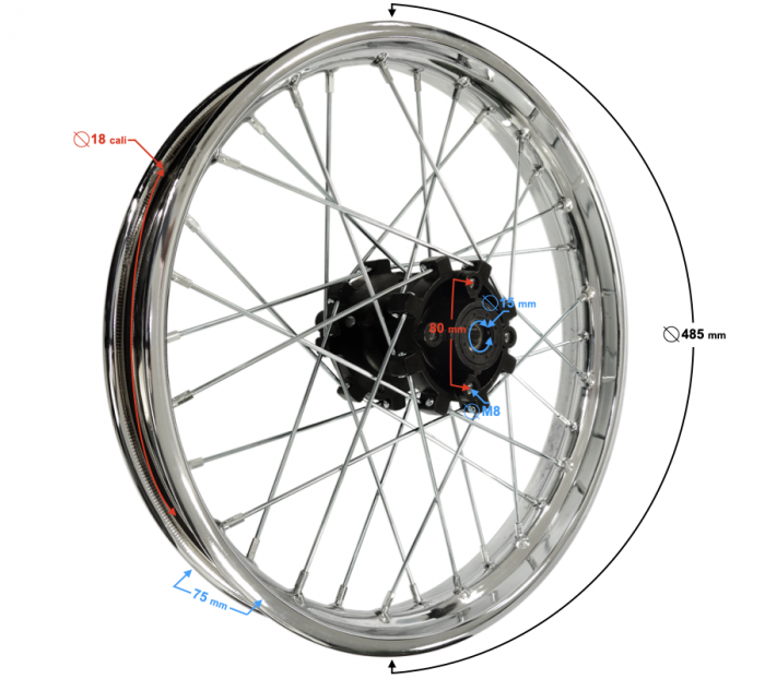 Roata spate 18" x 2.15" [2]