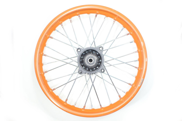 Roata spate cross 1.85-14'', 125cc, cerc portocaliu [3]