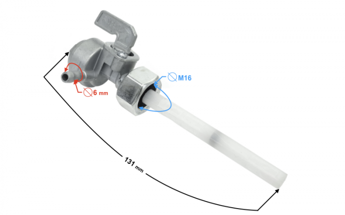 Robinet benzina Barton Fighter 3, diametru 16mm [2]