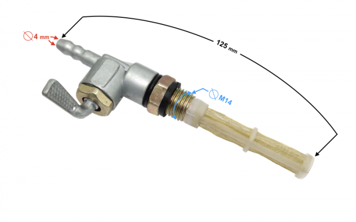 Robinet benzina Jawa CZ 350, M14 [3]