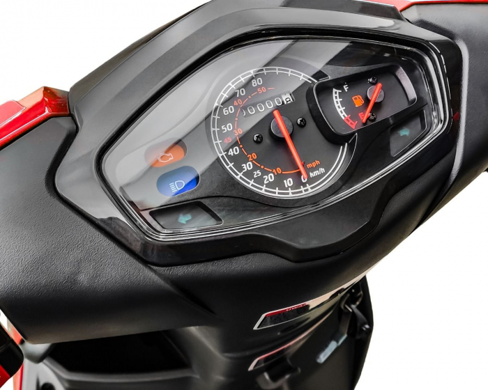 Scuter Barton Active 50cc, culoare rosu [4]