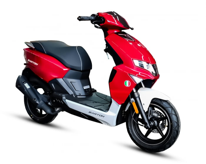 Scuter Barton Active 50cc, culoare rosu