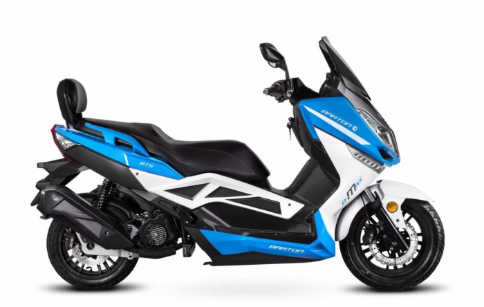 Scuter Barton B-Max 125cc 4T E5 , culoare alb/albastru [5]