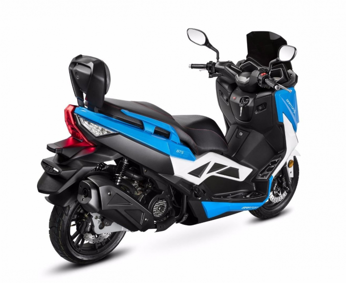 Scuter Barton B-Max 125cc 4T E5 , culoare alb/albastru [2]