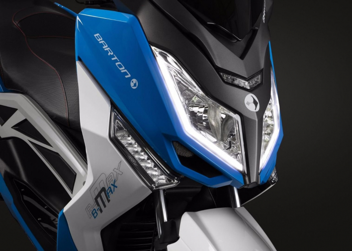 Scuter Barton B-Max 125cc 4T E5 , culoare alb/albastru [4]
