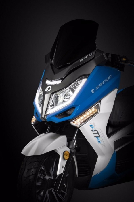 Scuter Barton B-Max 125cc 4T E5 , culoare alb/albastru [3]