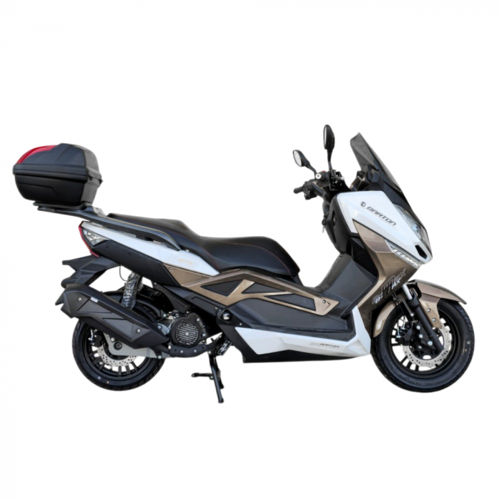 Scuter Barton B-Max 125cc 4T E5 , culoare alb/maro [3]