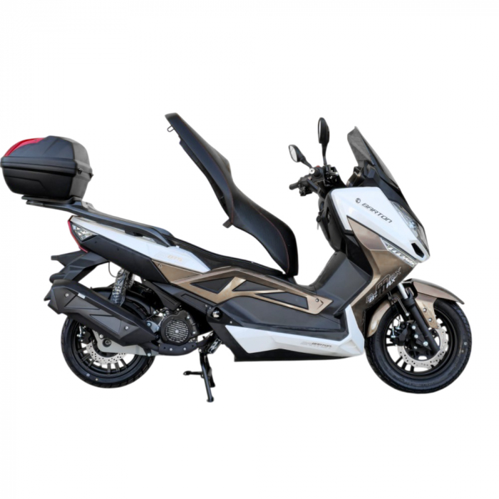 Scuter Barton B-Max 125cc 4T E5 , culoare alb/maro [4]