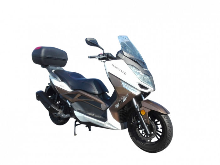 Scuter Barton B-Max 125cc 4T E5 , culoare alb/maro [2]