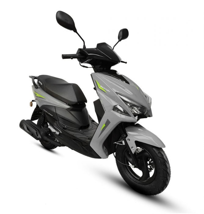 Scuter Barton Flash 50cc, culoare gri