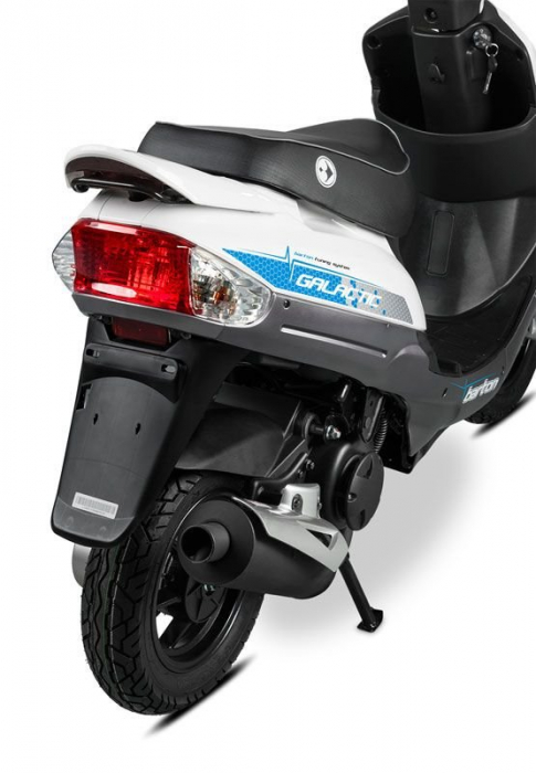 Scuter Barton Galactic 50cc, culoare alb/albastru [3]