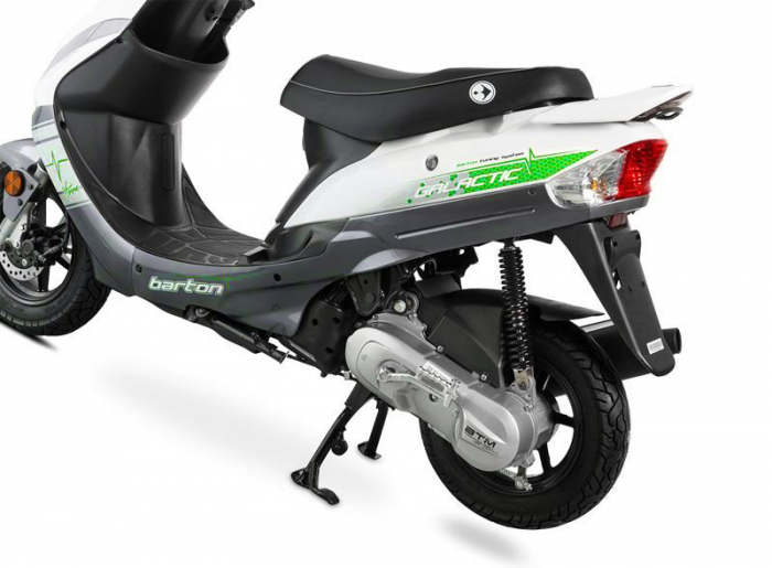 Scuter Barton Galactic 50cc, culoare alb/verde [2]