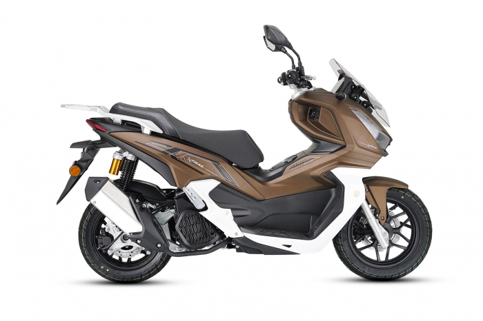 Scuter Barton X-Trail 125cc, ABS, camera, culoare maro