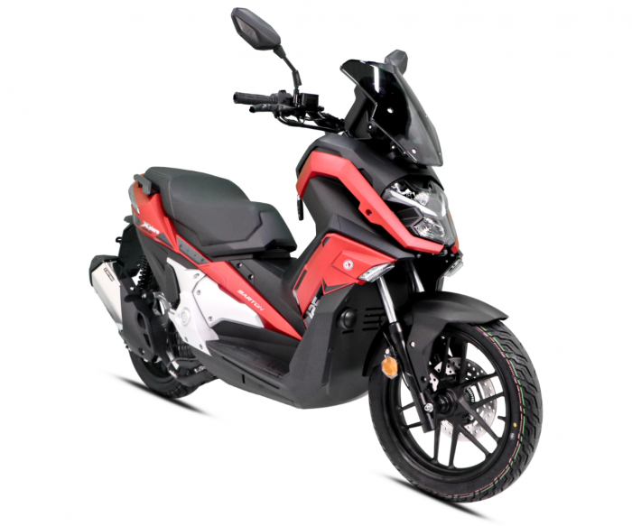 Scuter Barton Xplore 125cc, culoare rosu