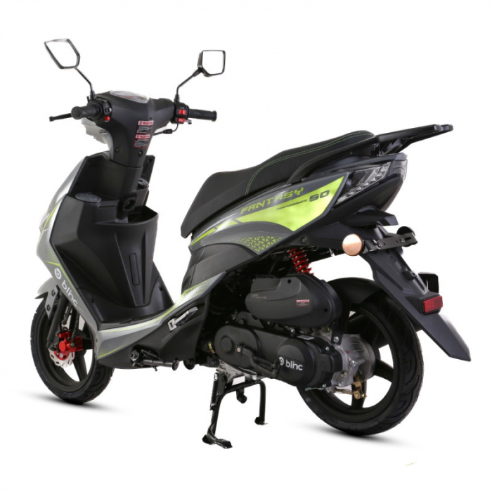 Scuter Blinc Fantasy 50cc, culoare lime/gri [3]