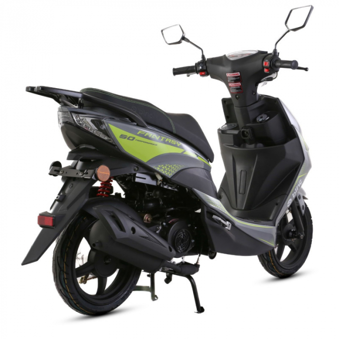 Scuter Blinc Fantasy 50cc, culoare lime/gri [4]