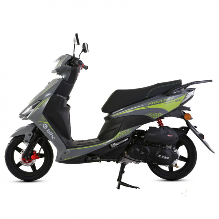 Scuter Blinc Fantasy 50cc, culoare lime/gri [2]