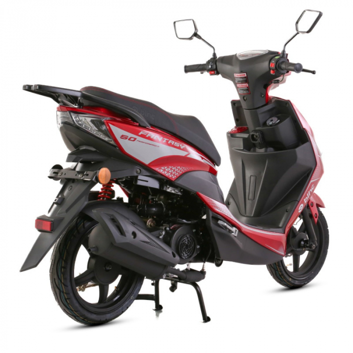 Scuter Blinc Fantasy 50cc, culoare rosu/gri [4]