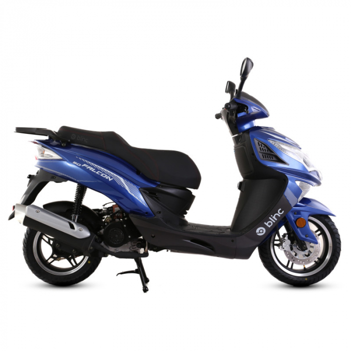 Scuter Blinc Falcon 50cc, culoare albastru [2]