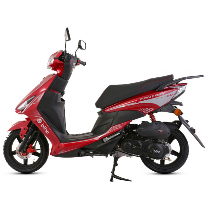 Scuter Blinc Fantasy 50cc, culoare rosu/gri [2]