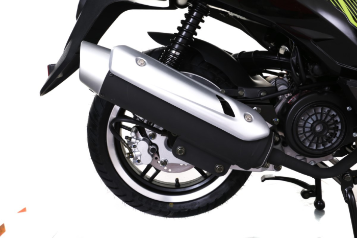 Scuter Blinc Omega 50cc, culoare negru/rosu [9]