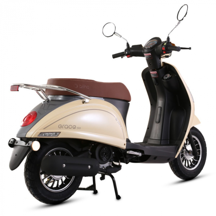 Scuter Blinc Grace 50cc, culoare crem [5]