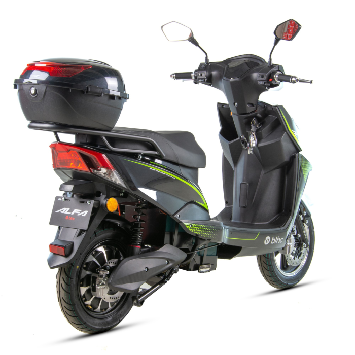 Scuter electric Blinc Alfa 2000w, 72V, culoare negru/lime [4]