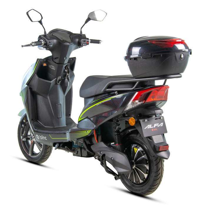 Scuter electric Blinc Alfa 2000w, 72V, culoare negru/lime [3]