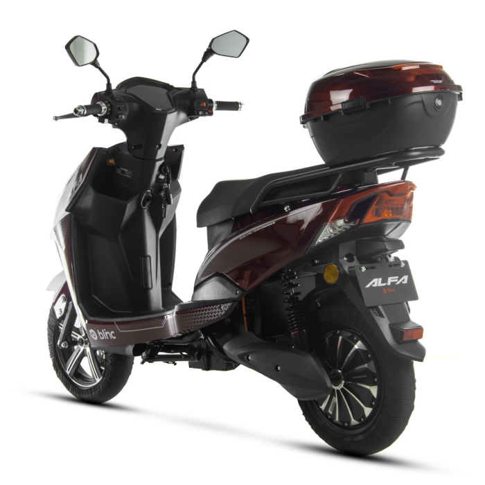 Scuter electric Blinc Alfa 2000w, 72V, culoare rosu/gri [2]