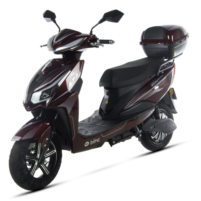 Scuter electric Blinc Alfa 2000w, 72V, culoare rosu/gri [6]