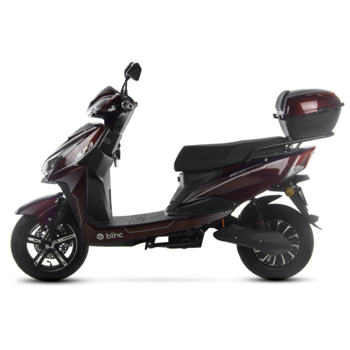 Scuter electric Blinc Alfa 2000w, 72V, culoare rosu/gri [4]