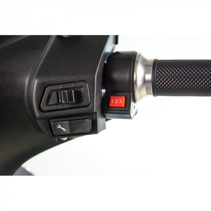 Scuter electric Blinc Alfa 2000w, 72V, culoare gri/albastru [17]