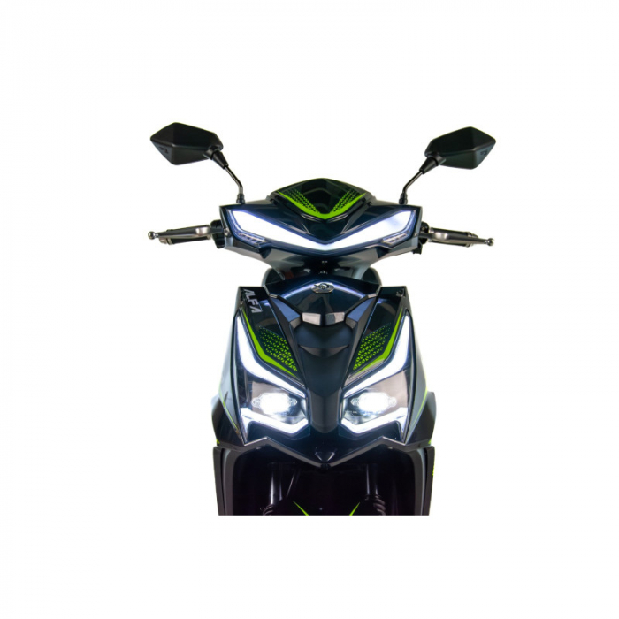 Scuter electric Blinc Alfa 2000w, 72V, culoare negru/lime [10]