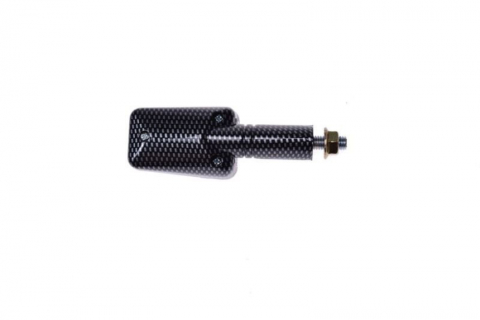 Semnalizare (1 buc) cu bec BA9S, 12v, 23w, culoare carbon/transparent, brat lung [3]