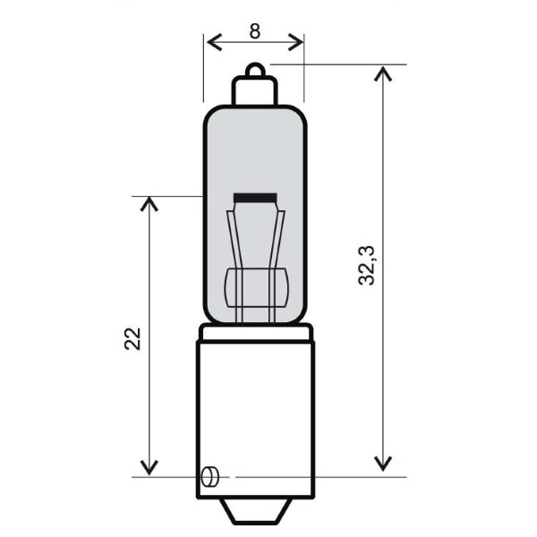 Set 10 becuri semnalizare 12V-21W, halogen, omologate