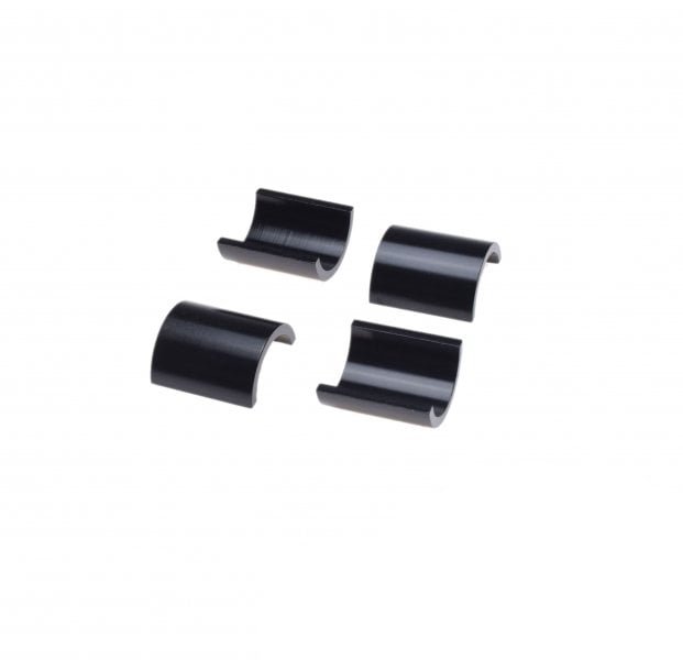 Set 2 adaptore prindere ghidon de la 22.2mm la 28.6mm, culoare negru