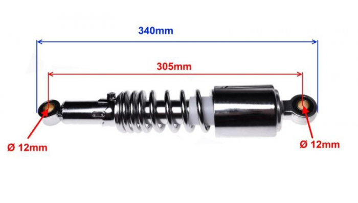 Set 2 amortizoare Suzuki GN125 [3]
