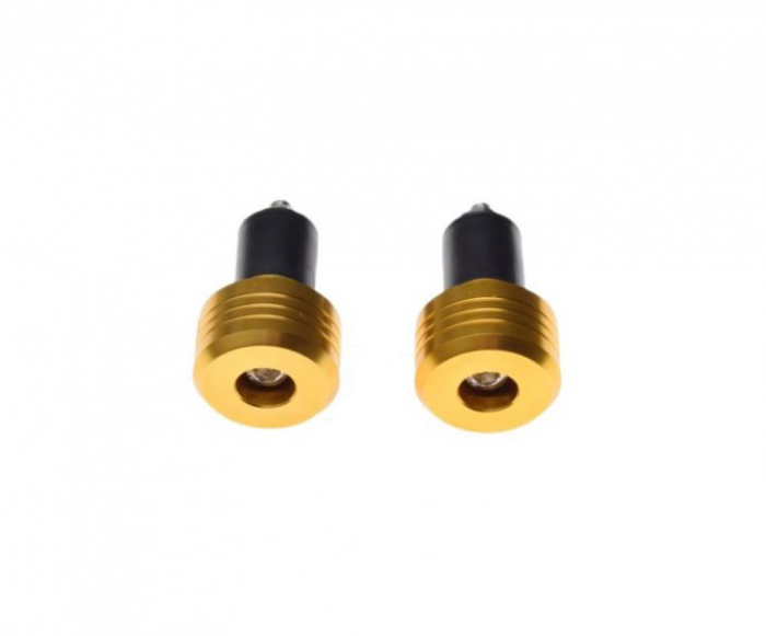 Set 2 capeti ghidon drepti, pentru motociclete, culoare auriu, diametru 17.7mm [3]