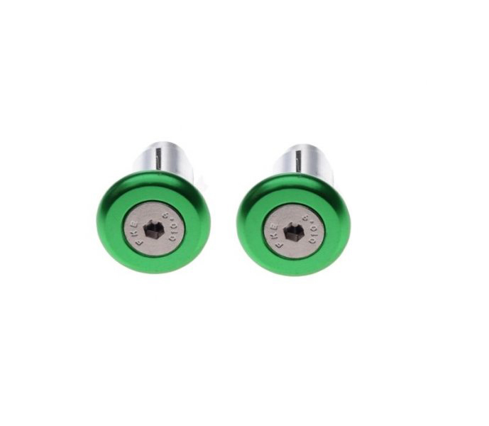 Set 2 capeti ghidon drepti, pentru motociclete, culoare verde, diametru 30mm [3]