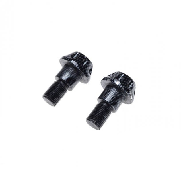 Set 2 capeti ghidon imitatie carbon, M16x1.5 [3]