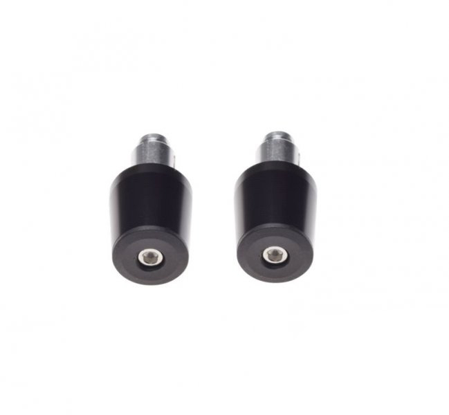 Set 2 capeti ghidon moto conici, culoare negru, diameru varf 32mm, lungime varf 36mm [2]