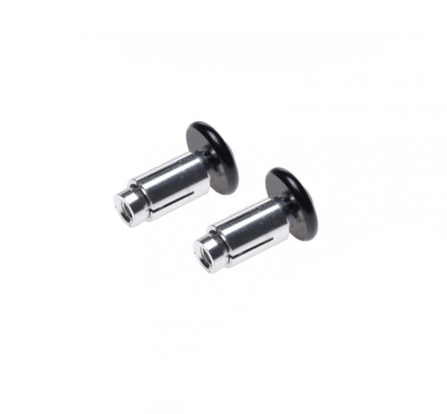 Set 2 capeti ghidon moto rotunzi, culoare negru, 13mm si 17mm, diameru varf 30mm [2]
