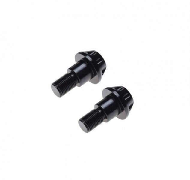 Set 2 capeti ghidon moto rotunzi, Yamaha filet M16X1.5, culoare negru [2]