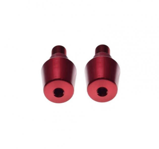 Set 2 capeti ghidon moto Yamaha M16X1.5, culoare rosu [3]