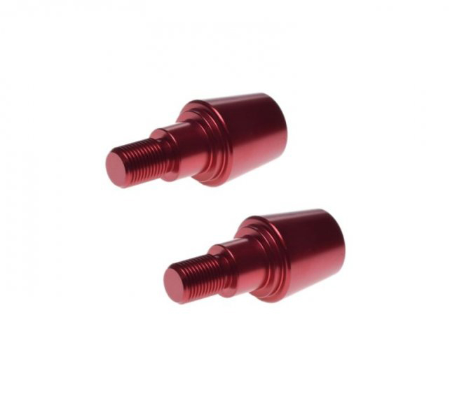 Set 2 capeti ghidon moto Yamaha M16X1.5, culoare rosu [2]